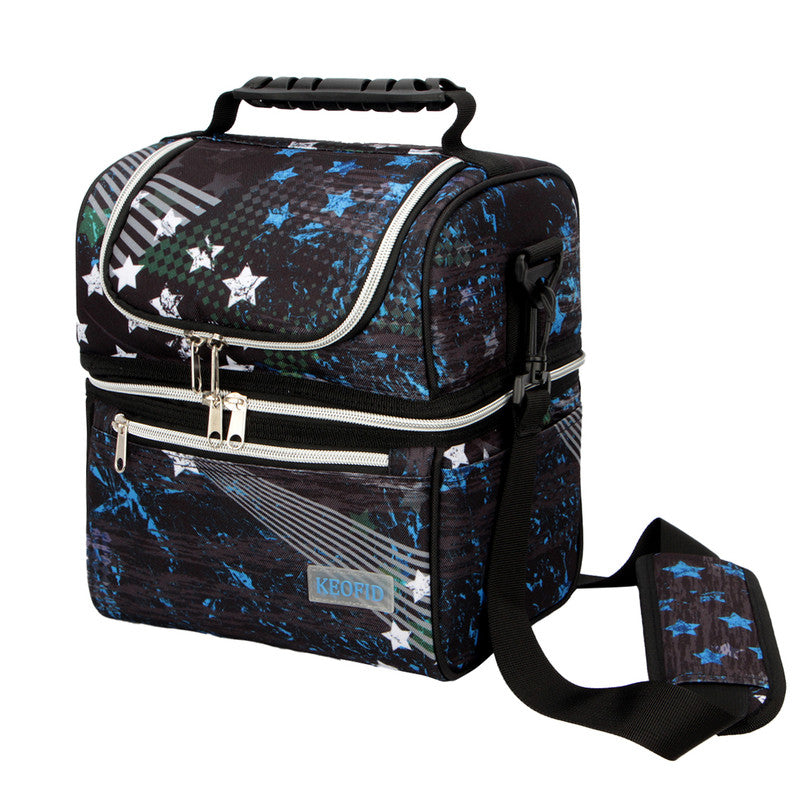 Stars & Stripes Dual Compartment Lunch bag