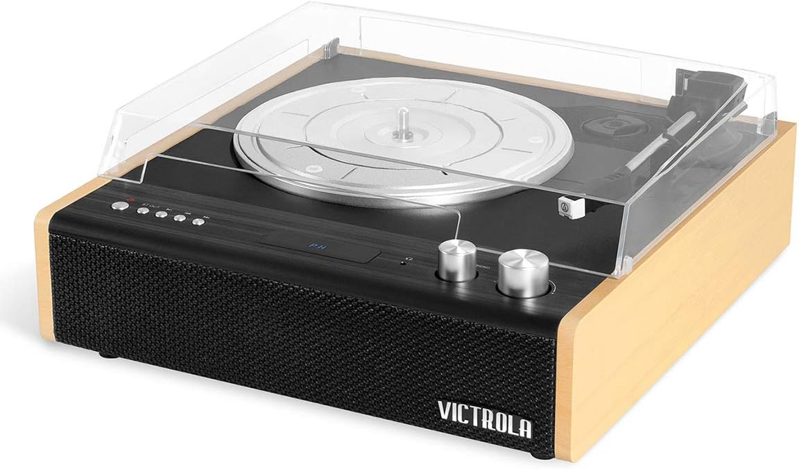 VICTROLA EASTWOOD 3-SPEED BLUETOOTH TURNTABLE