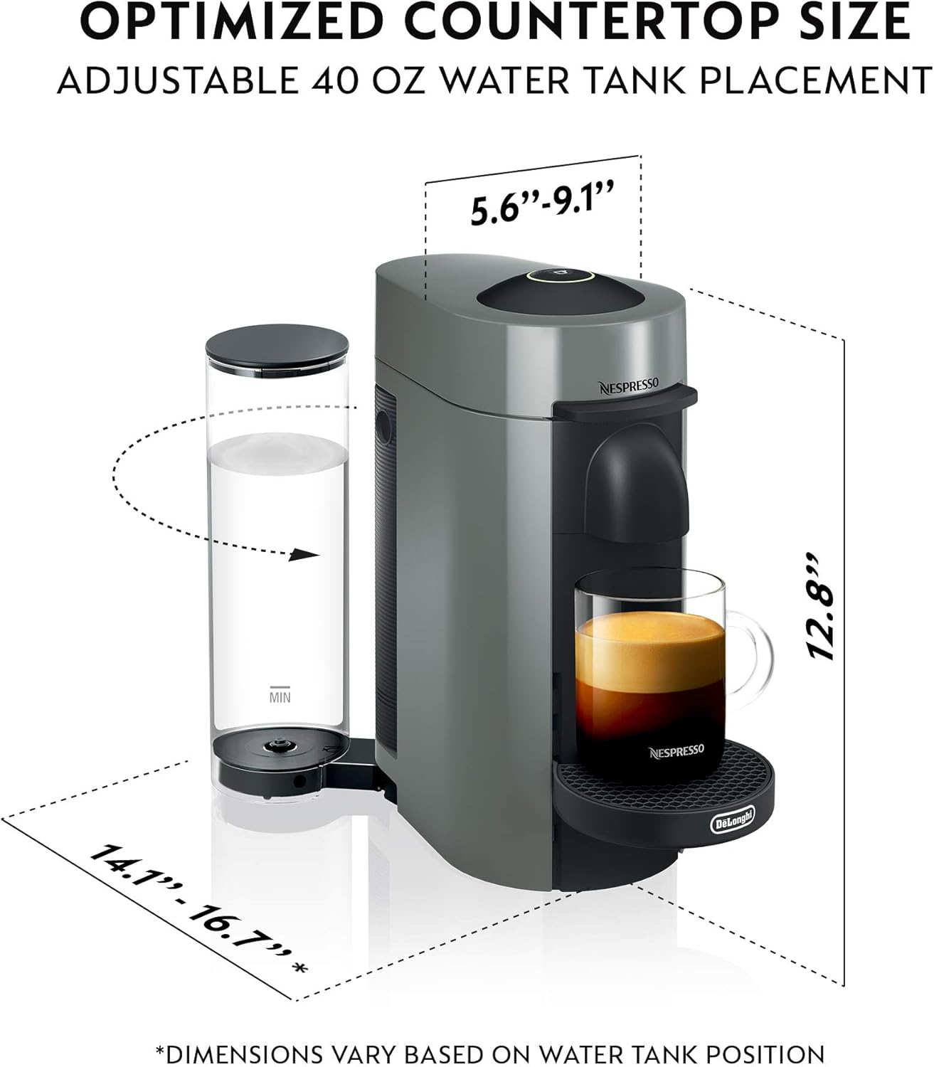 VERTUO PLUS COFFEE AND ESPRESSO MACHINE