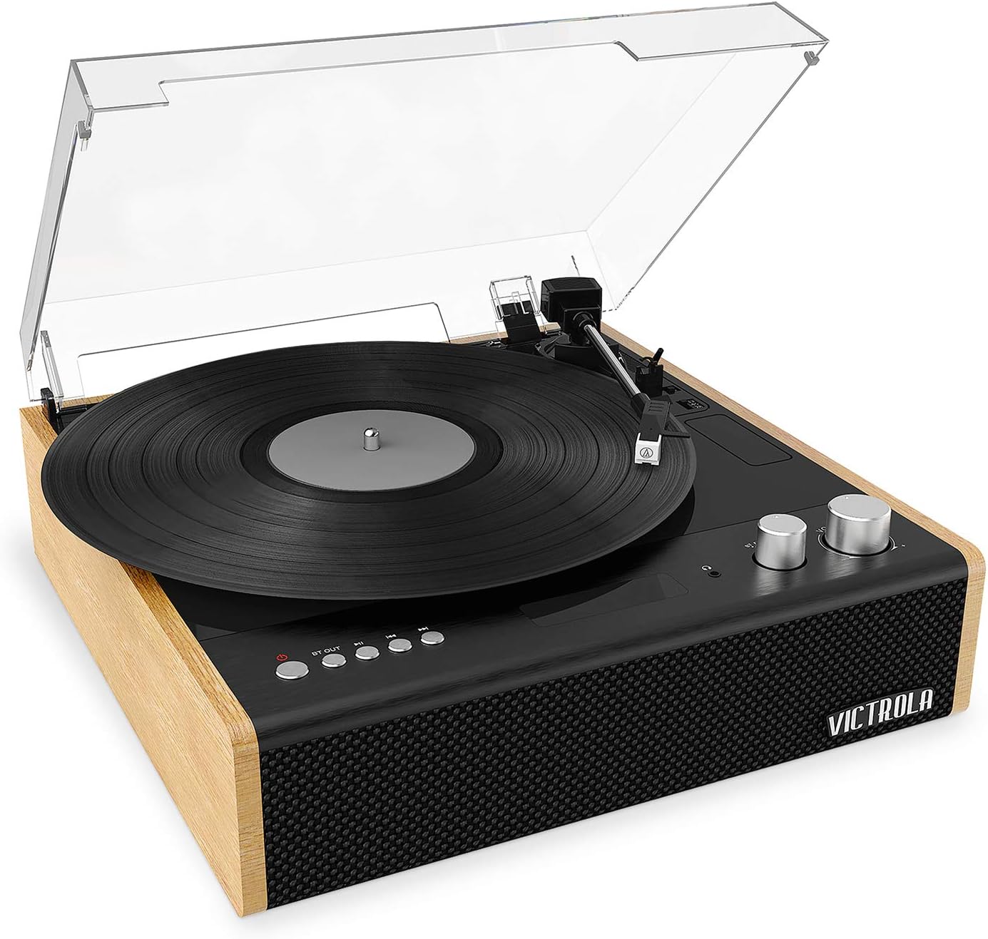 VICTROLA EASTWOOD 3-SPEED BLUETOOTH TURNTABLE