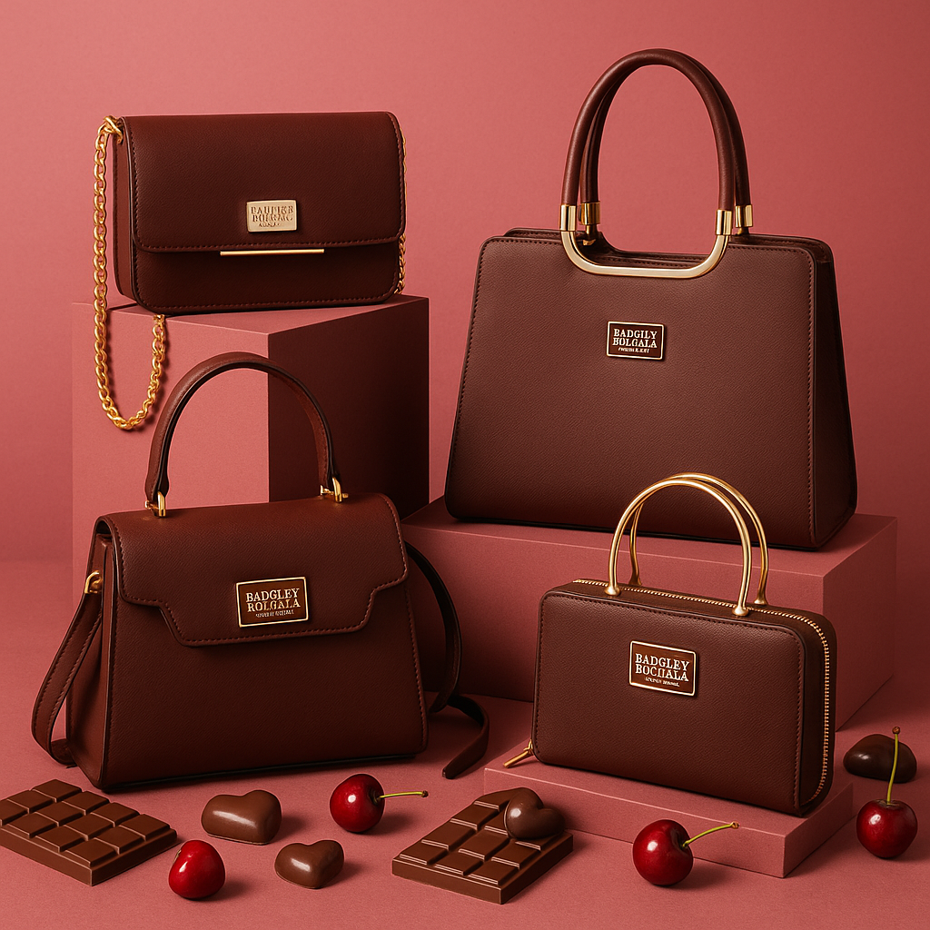 LOUISE SAFFIANO, CHOCOLATE BROWN