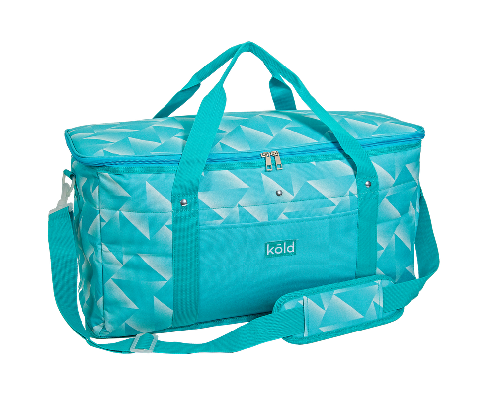 Triangle Print Large Cooler Bag