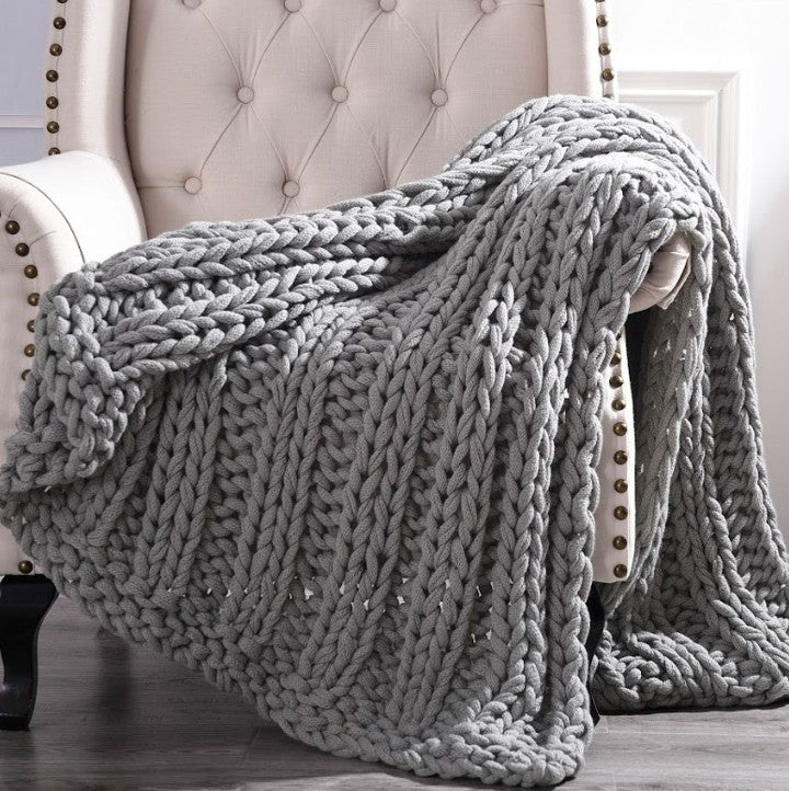 Chunky Knit Throw