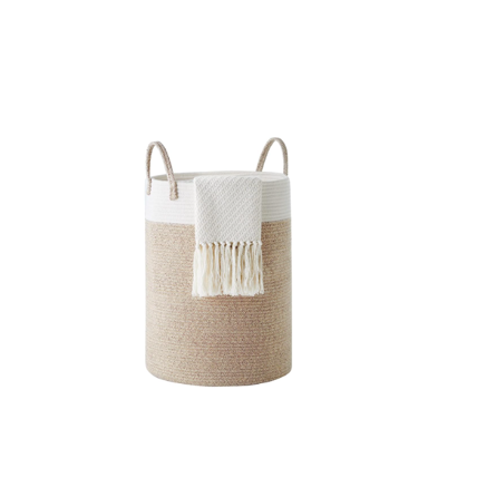WOVEN LAUNDRY BASKET