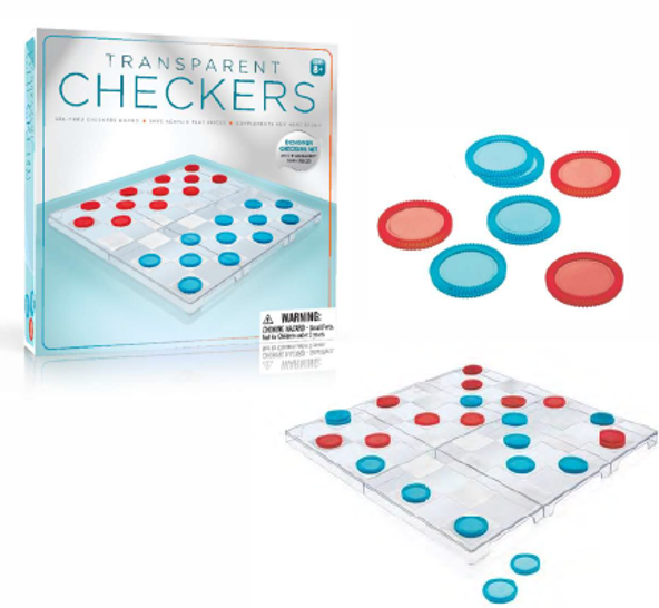 TRANSPARENT CHECKERS