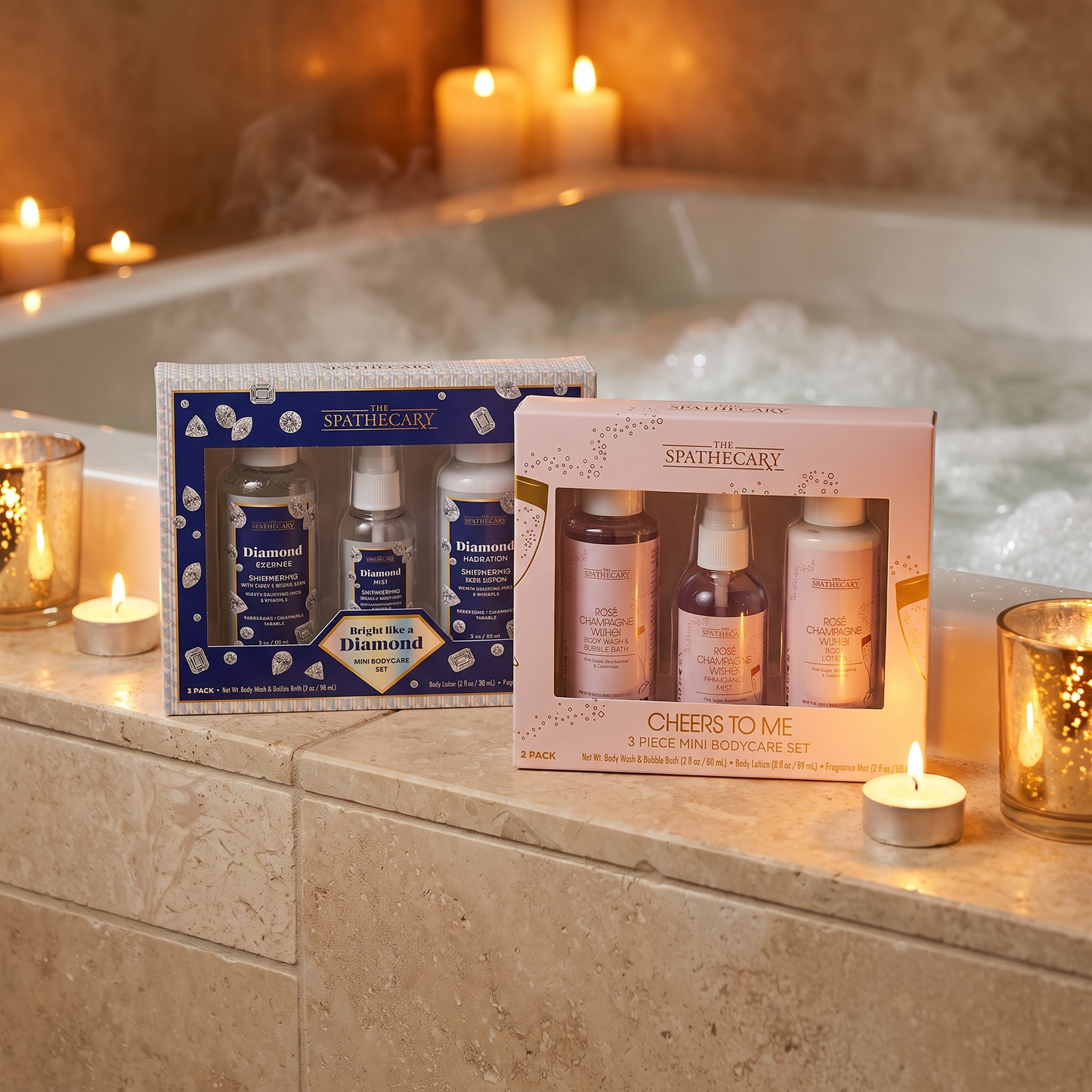 3 Piece His and Hers Spa Set