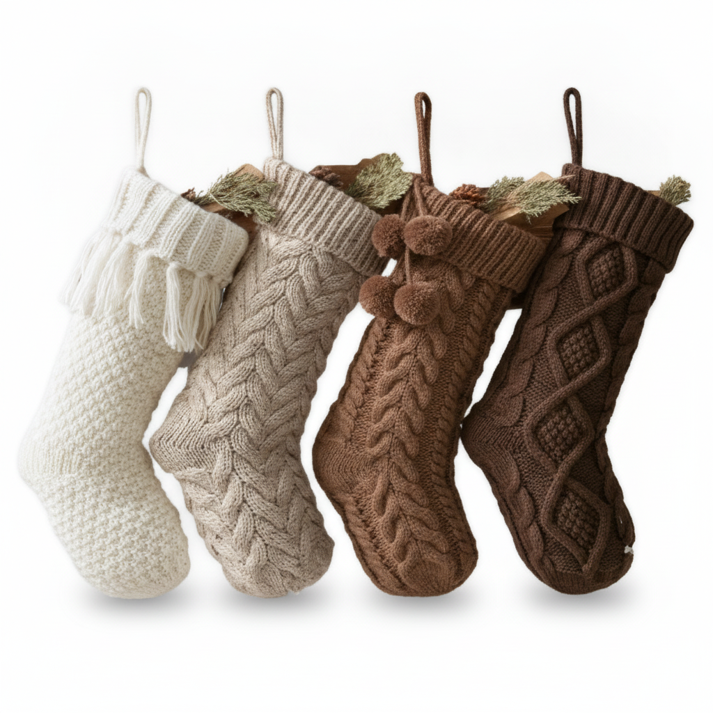 Set of 4 Christmas Stockings