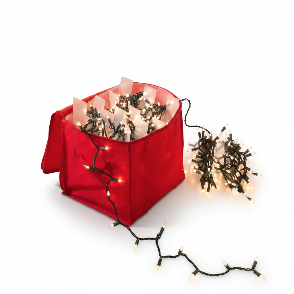 Christmas Light Organizer with Drawer Dividers