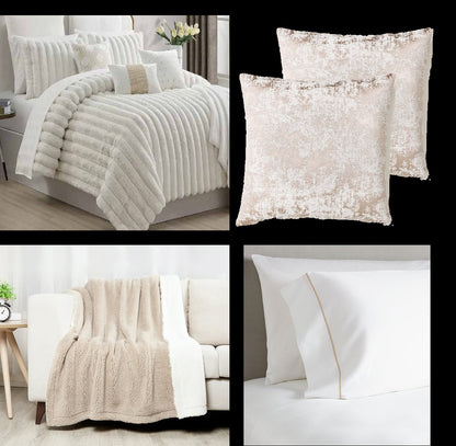 Marshmallow Soft Bedding — Badgley Mischka New York bedding (view 3)