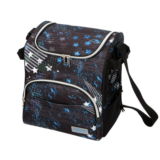 Stars & Stripes Cooler Bag with Round Front Zip Pocket