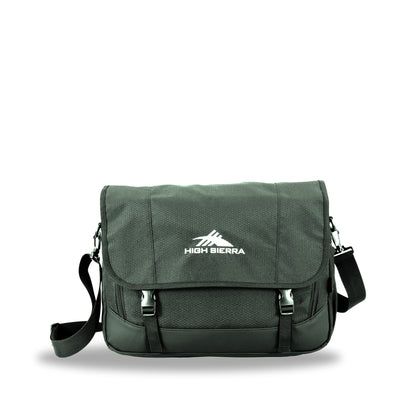 High Sierra x Atley James Laptop Messenger Bag green - front view