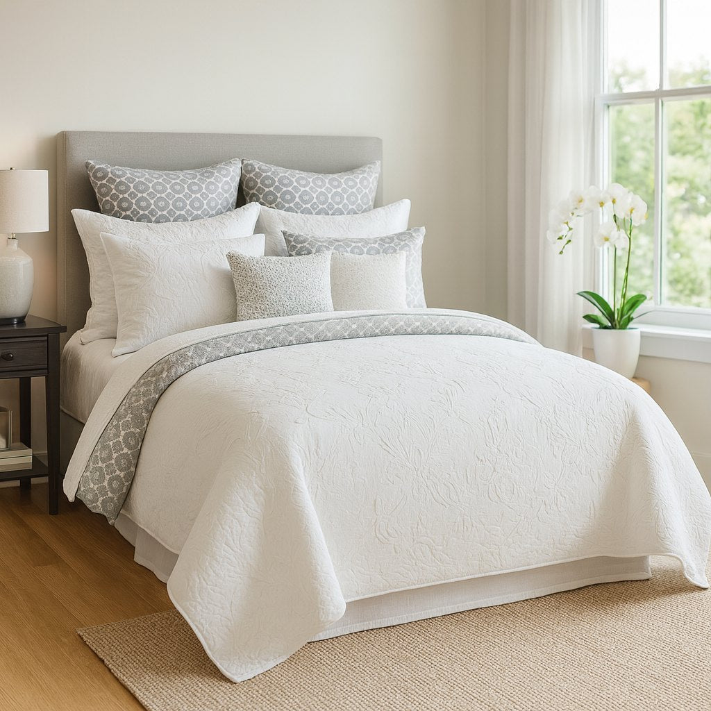 Beautiful Washed Jacquard — Badgley Mischka New York bedding