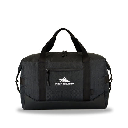 High Sierra x Atley James Honeycomb Duffel black - front view
