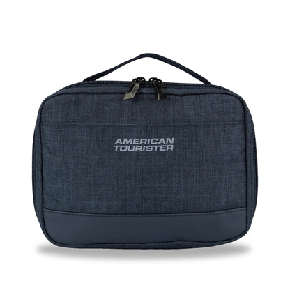 American Tourister x Atley James Tech Pouch navy - front view