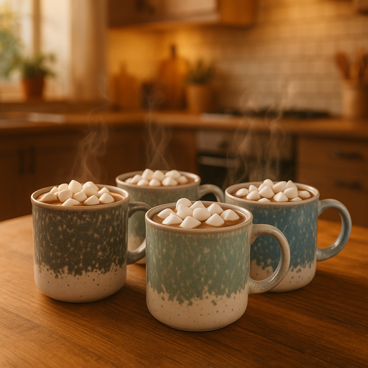 4PC CERAMIC MUG SET