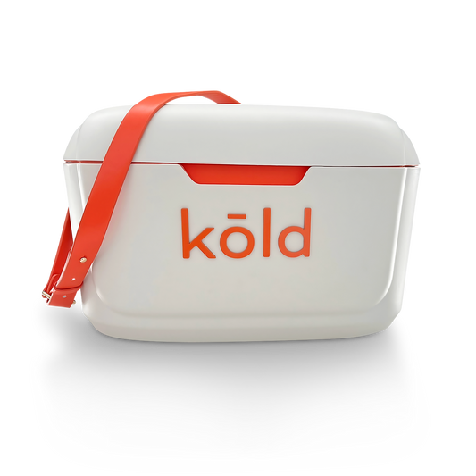 Orange Hard Cooler