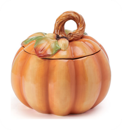 FALL HARVEST PUMPKIN COOKIE JAR