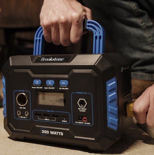 BROOKSTONE PORTABLE POWER STATION