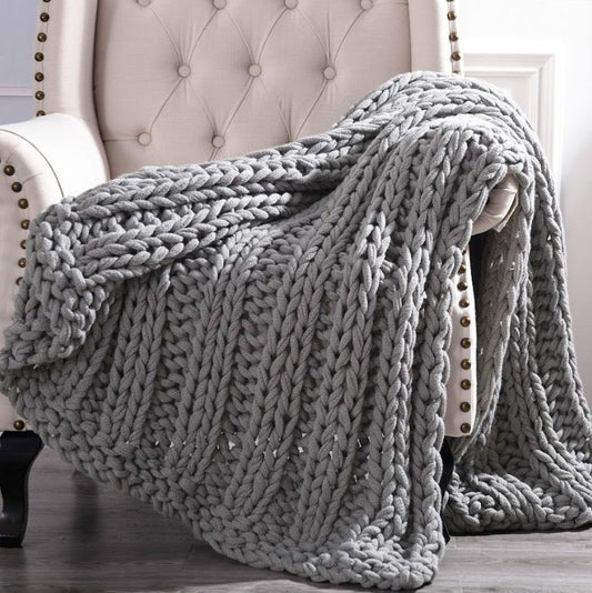 Chunky Knit Throw