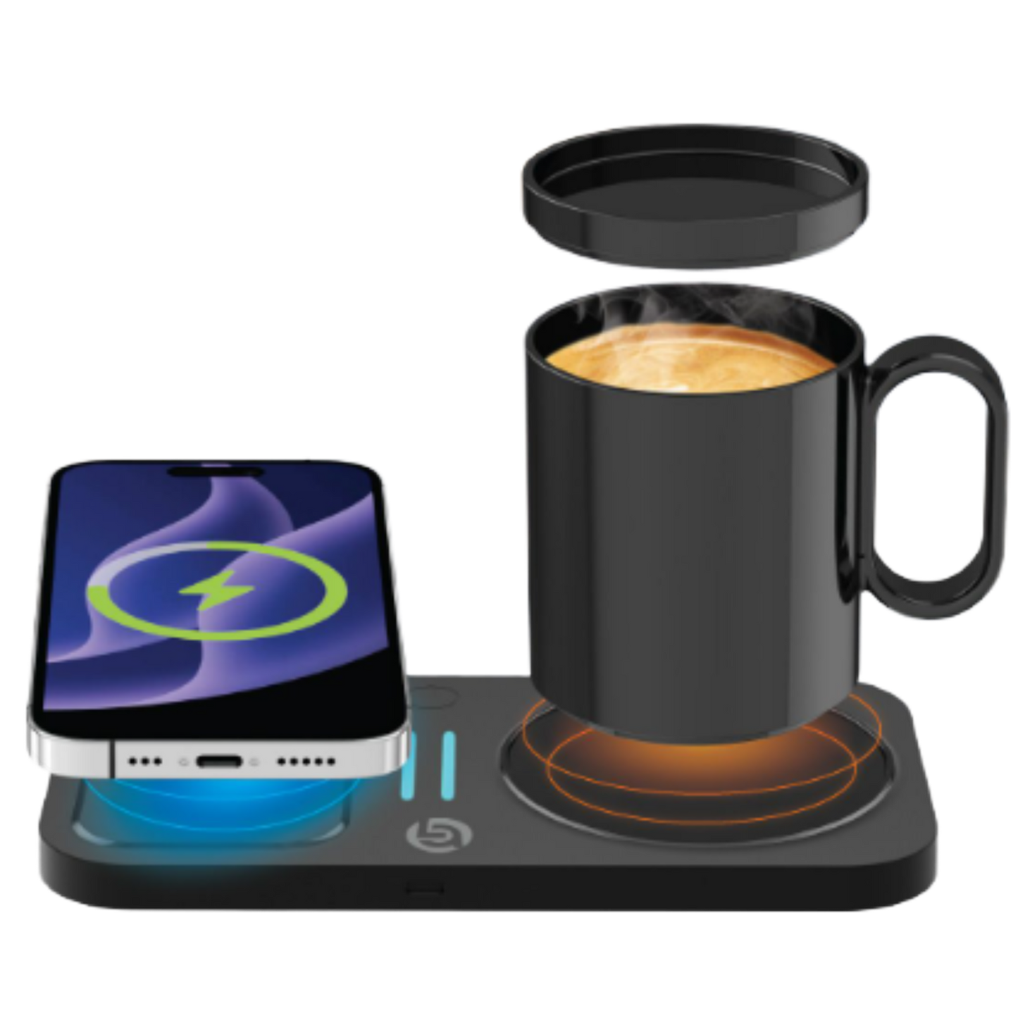 2 IN 1 MUG WARMER AND PHONE CHARGER