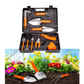10 PIECE GARDEN TOOLS WITH CARRY CASE