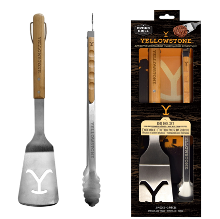 YELLOWSTONE 2PC BBQ TOOL SET