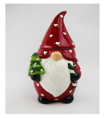 GNOME HEARTS COOKIE JAR