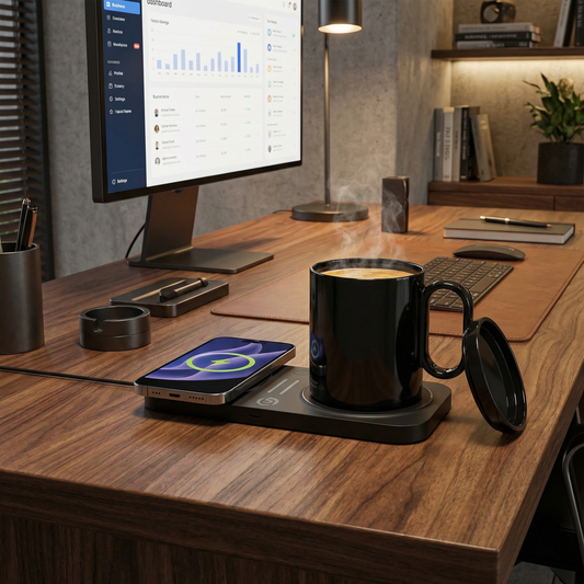 2 IN 1 MUG WARMER AND PHONE CHARGER