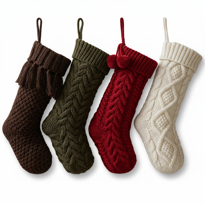 4-Pack Christmas Stockings