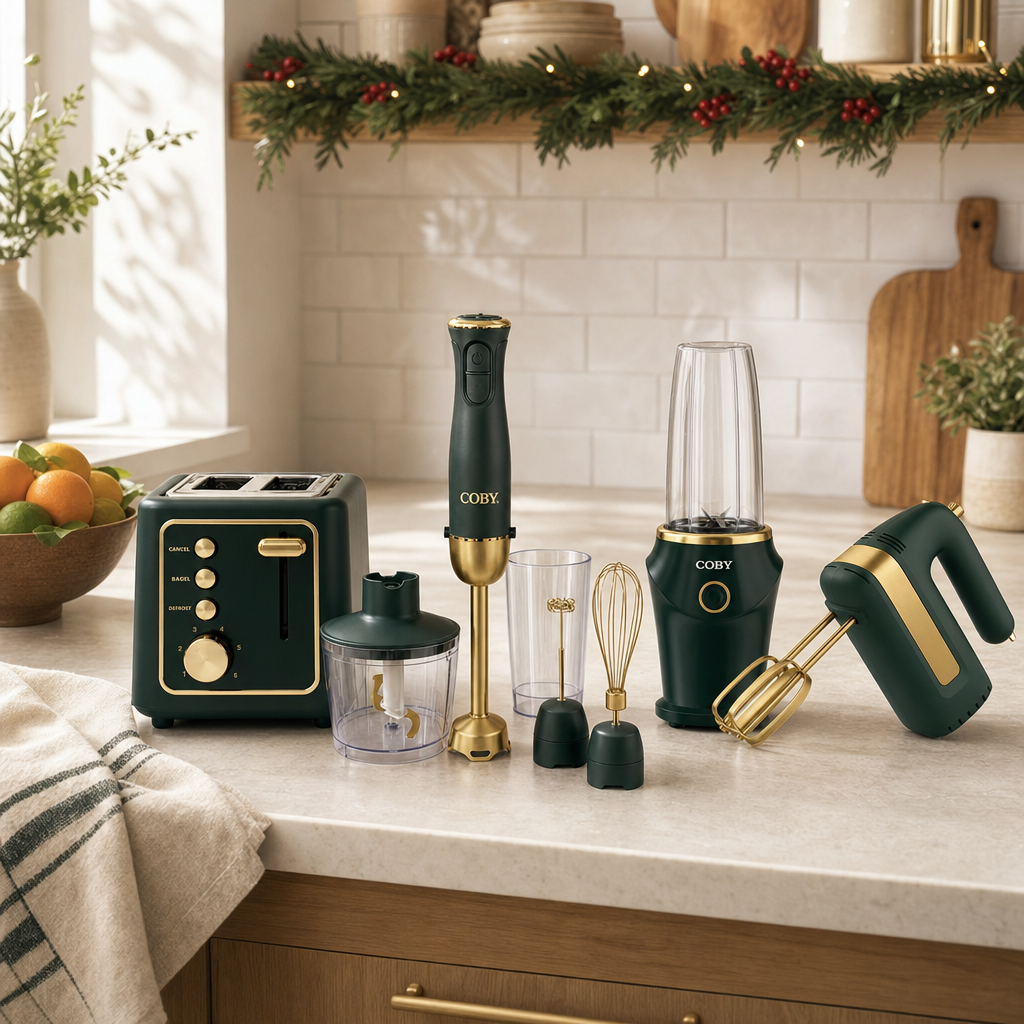 Modern Gold Emerald kitchen lifestyle scene
