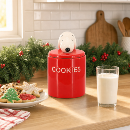 Snoopy Hello Cookies cookie jar lifestyle scene