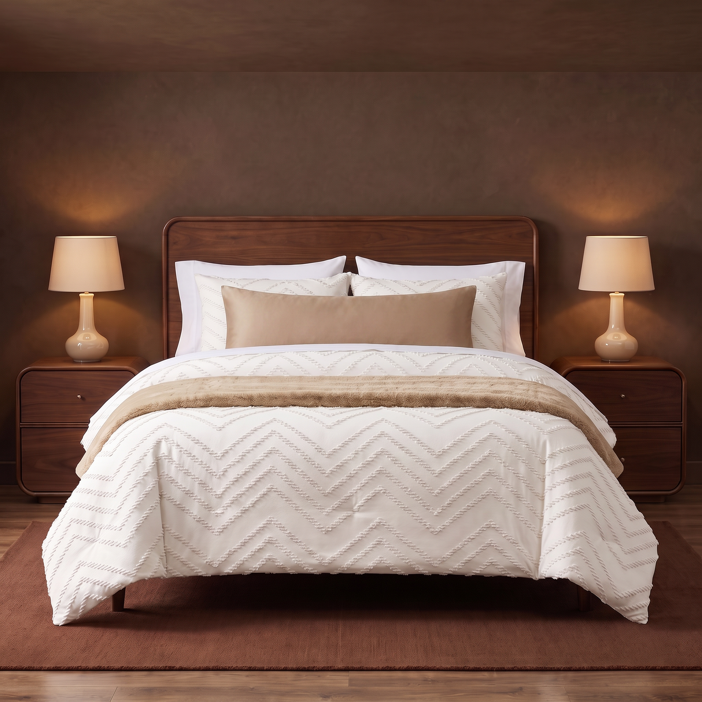 Modern Clipped Jacquard Pattern