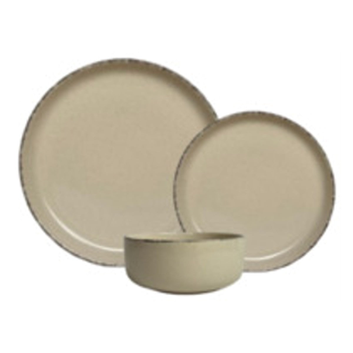 Heritage Stoneware 12-Piece Dinner Set – Cream – GPS Virtual Showroom
