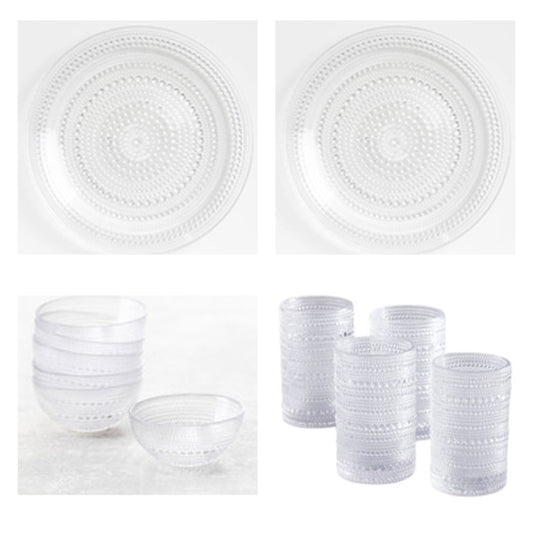 Hobnail Dishes Clear – GPS Virtual Showroom