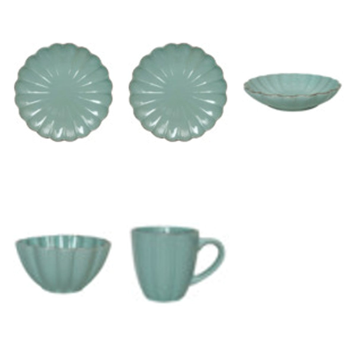 Scalloped Seafoam Dishes – GPS Virtual Showroom