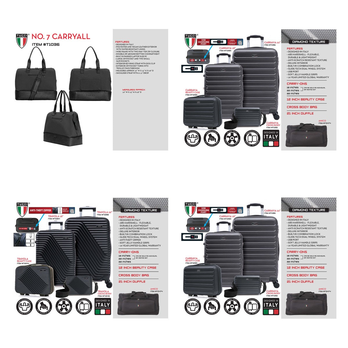 Tucci Carravia Luggage – GPS Virtual Showroom