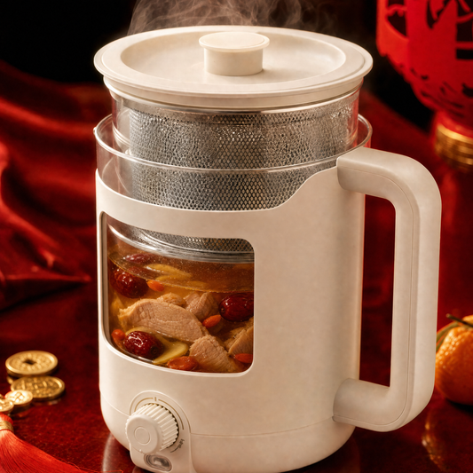 Health Pot Glass Cooker/Steamer - Lunar New Year 2026