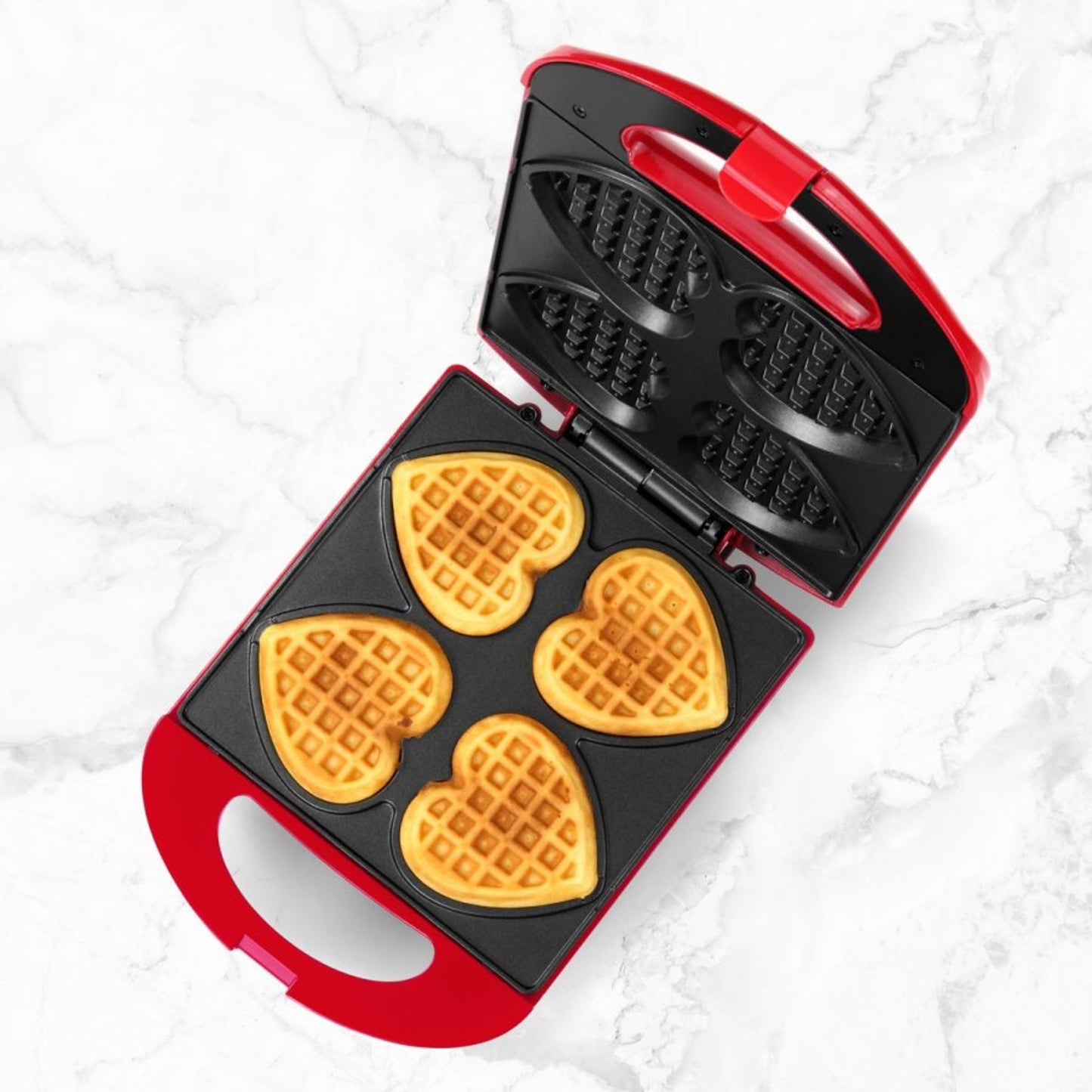 4PC HEART WAFFLE MAKER